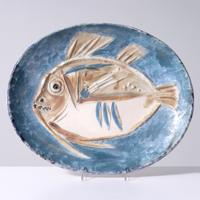 Pablo Picasso POISSON CHINE Platter, Madoura (A.R. 170) - Sold for $33,280 on 05-16-2026 (Lot 148).jpg